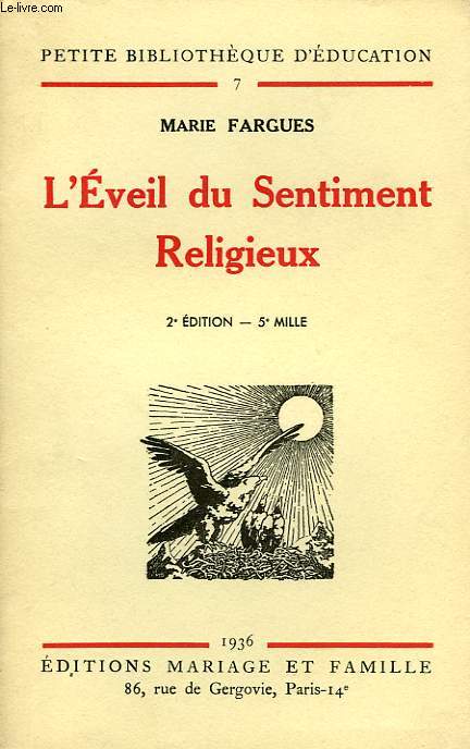 L'EVEIL DU SENTIMENT RELIGIEUX