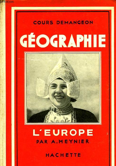 GEOGRAPHIE, L'EUROPE, CLASSE DE 4e, 2e ANNEE DES EPS