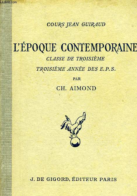 L'EPOQUE CONTEMPORAINE (1789-1880), CLASSE DE 3e, 3e ANNEE DES EPS