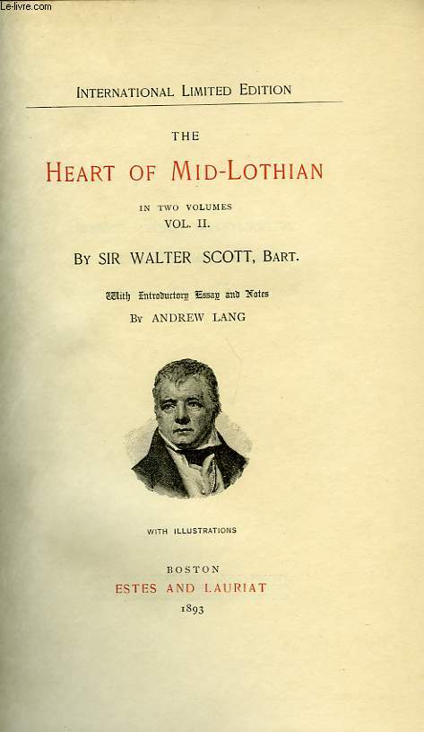 THE HEART OF MID-LOTHIAN, VOL. II