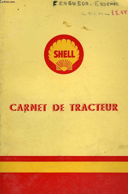 CARNET DE TRACTEUR, FERGUSON ESSENCE