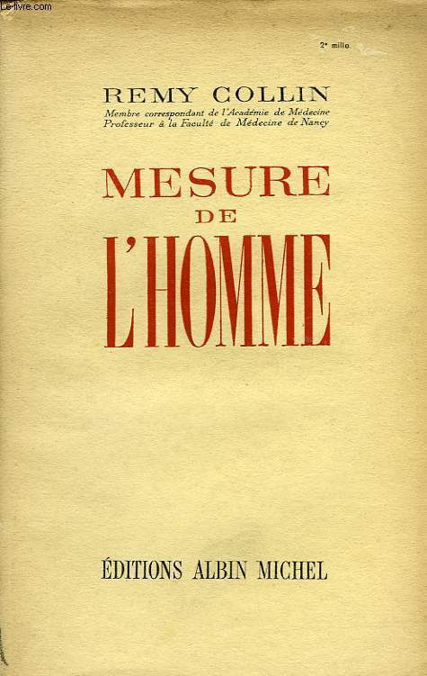 MESURE DE L'HOMME