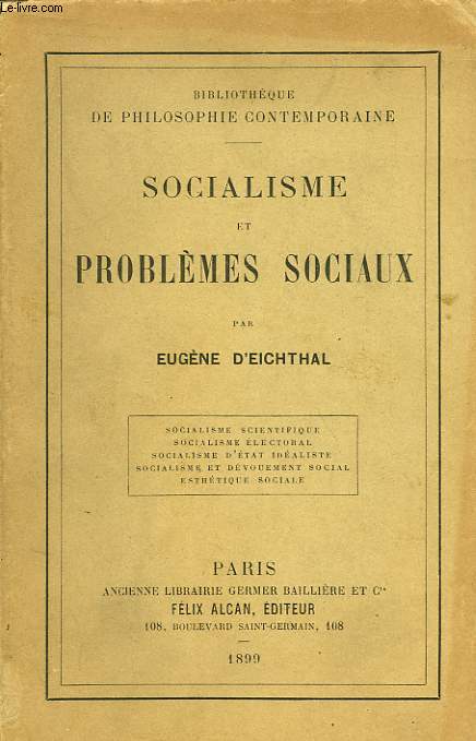 SOCIALISME ET PROBLEMES SOCIAUX