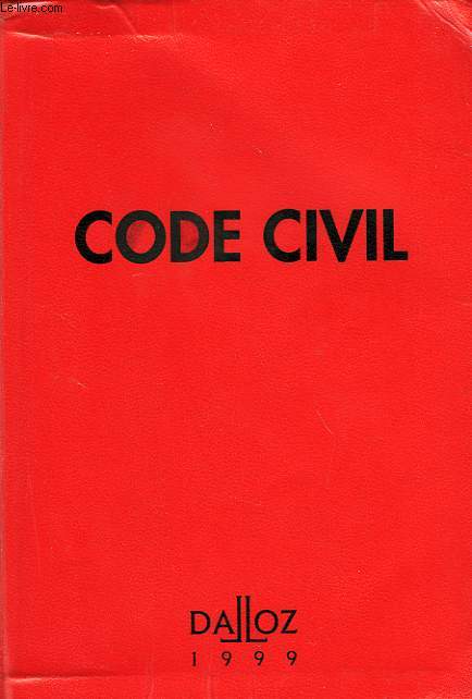 CODE CIVIL, 1999