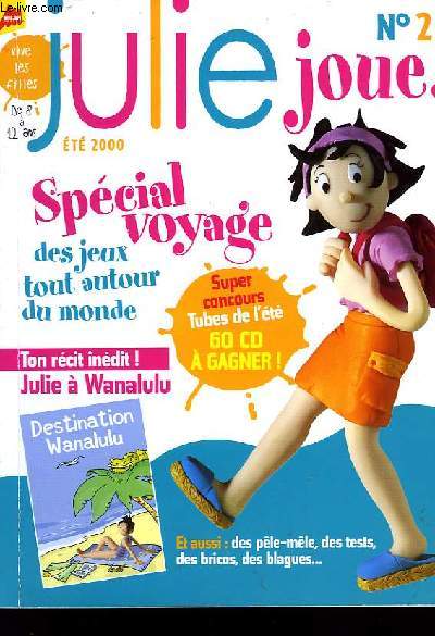 JULIE JOUE, VIVE LES FILLES, N2, ETE 2000