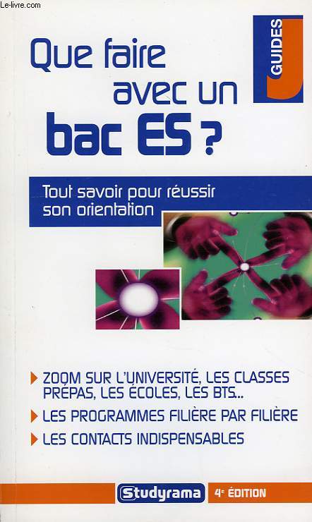 QUE FAIRE AVEC UN BAC ES ?