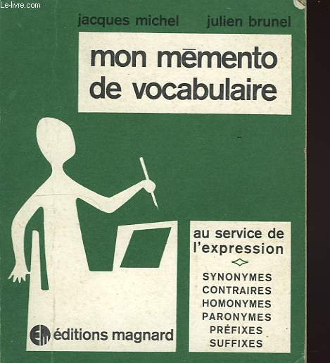 MON MEMENTO DE VOCABULAIRE