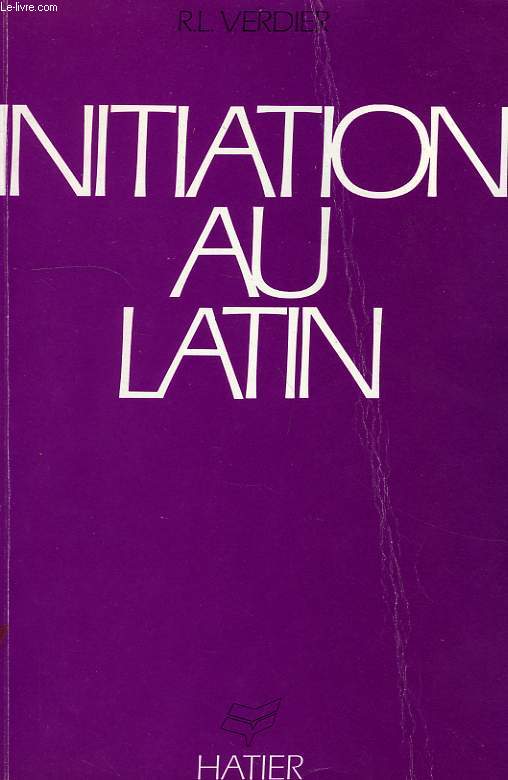 INITIATION AU LATIN, CLASSES DE 1er CYCLE