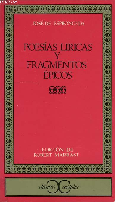 POESIAS LIRICAS Y FRAGMENTOS EPICOS
