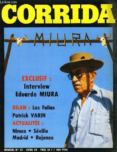 CORRIDA, N 35, AVRIL 1984