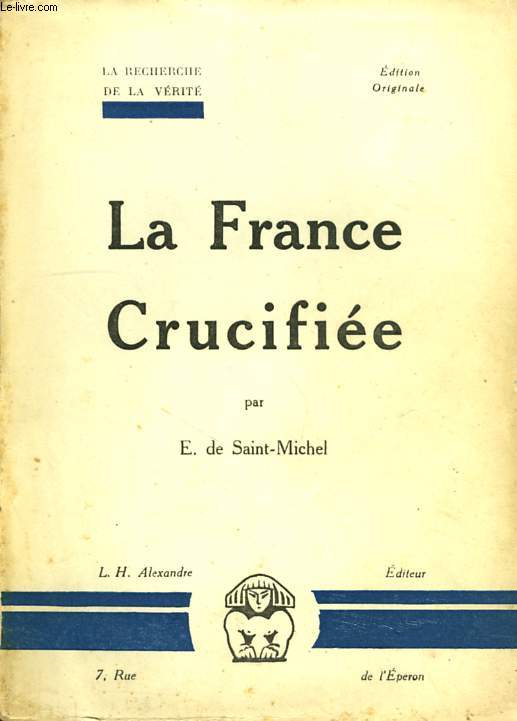 LA FRANCE CRUCIFIEE