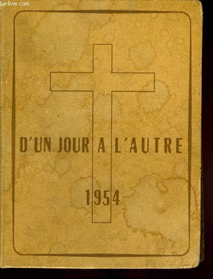 D'UN JOUR A L'AUTRE, 1954