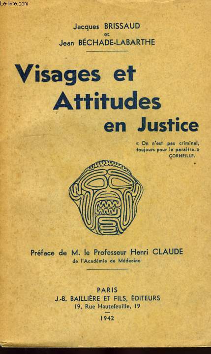 VISAGES ET ATTITUDES EN JUSTICE