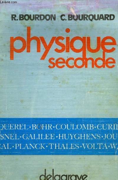 PHYSIQUE SECONDE
