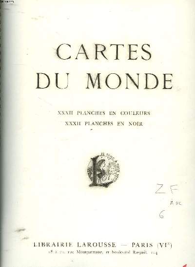 CARTES DU MONDE