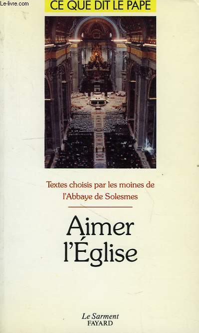 AIMER l'EGLISE