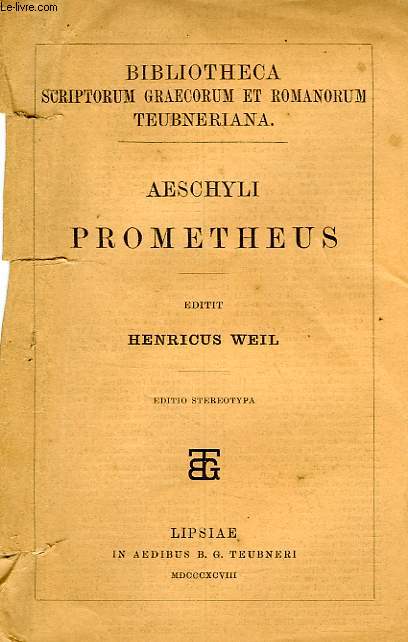 AESCHYLI PROMETHEUS