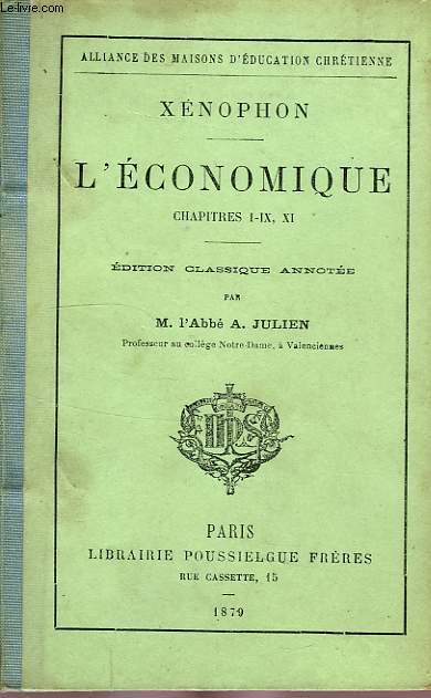 L'ECONOMIQUE, CHAPITRES I-IX, XI