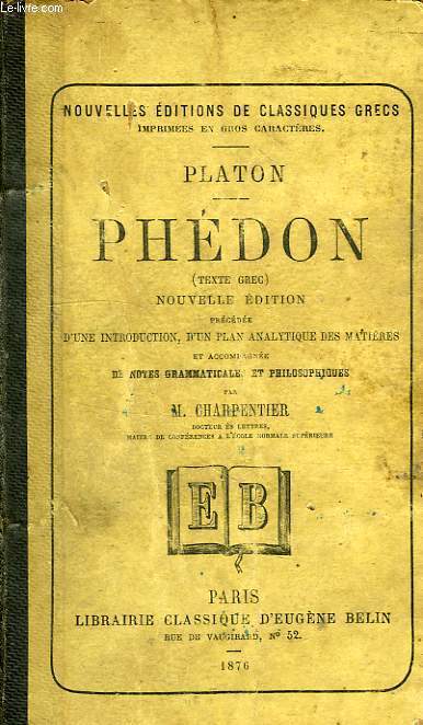 PHEDON (TEXTE GREC)