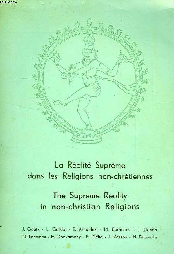 LA REALITE SUPREME DANS LES RELIGIONS NON CHRETIENNES