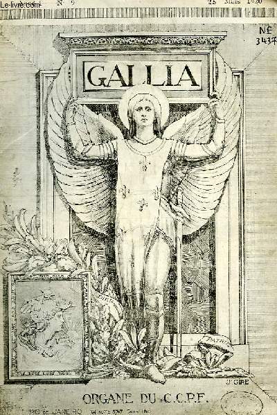 GALLIA, ANNEE I, N 9, 25 MARS 1920