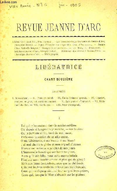REVUE JEANNE D'ARC, VIIe ANNEE, N 6, JUIN 1905