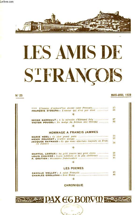 LES AMIS DE St-FRANCOIS, N 23, MARS-AVRIL 1939