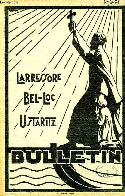 BULLETIN DE L'ASSOCIATION DES ANCIENS ELEVES DE LARRESSORE, BEL-LOC ET USTARITZ, 1938-39