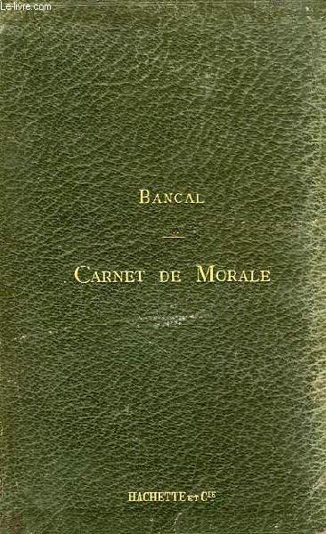 CARNET DE MORALE