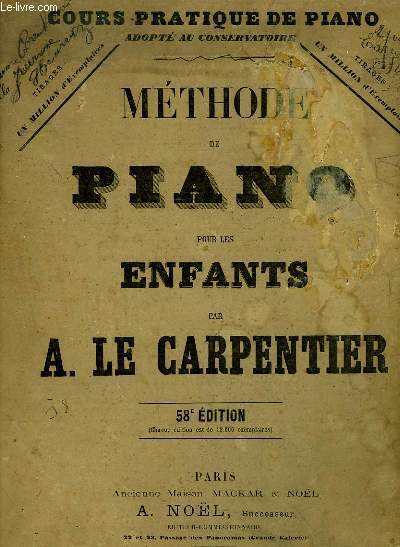 METHODE DE PIANO POUR LES ENFANTS