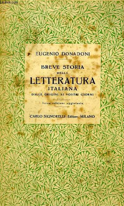 LE PAGINE DELLA LETTERATURA ITALIANA, VOL. 20, GLI SCRITTORI MODERNI E CONTEMPORANEI, I POETI E I NARRATORI