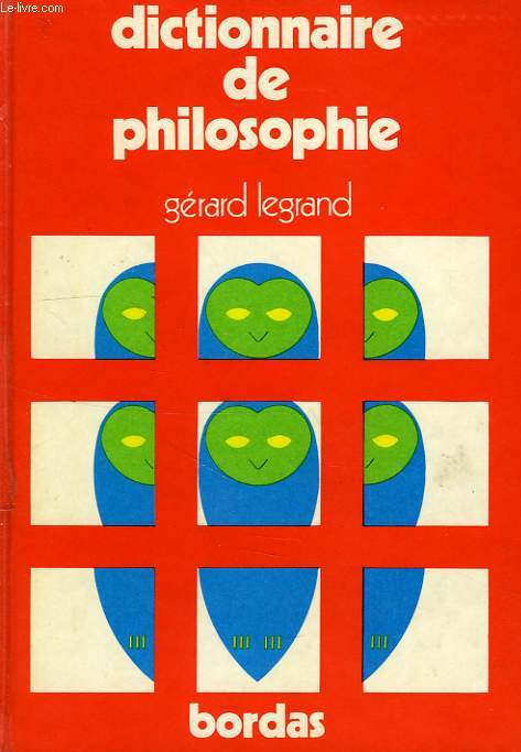 DICTIONNAIRE DE PHILOSOPHIE