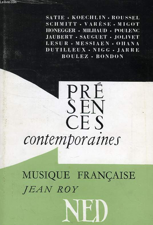 PRESENCES CONTEMPORAINES, MUSIQUE FRANCAISE