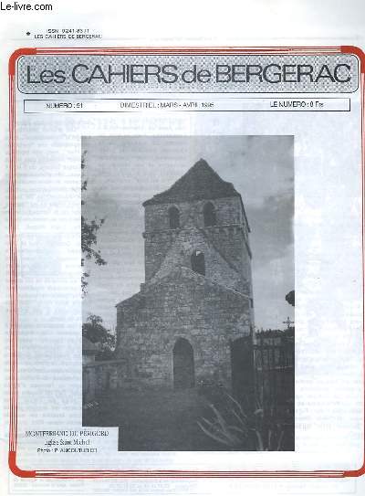 LES CAHIERS DE BERGERAC, N 91, MARS-AVRIL 1995