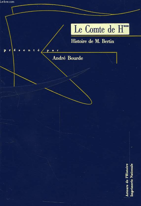 HISTOIRE DE M. BERTIN, MARQUIS DE FRATTEAUX