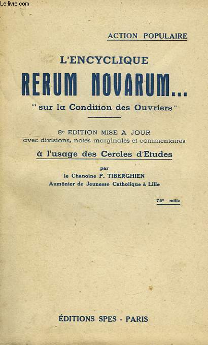 ENCYCLIQUE RERUM NOVARUM PDF