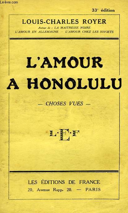 L'AMOUR A HONOLULU