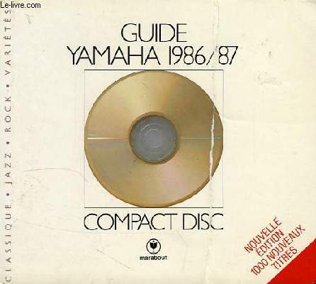 GUIDE YAMAHA 1986/87, COMPACT DISC