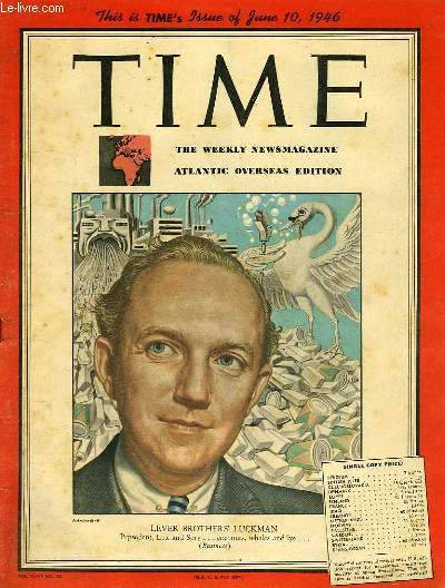 TIME, VOL. XLVII, N 23, JUNE 10, 1946, ATLANTIC OVERSEAS EDITION