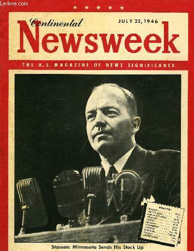 CONTINENTAL NEWSWEEK, VOL. XXVIII, N 4, JULY 22, 1946