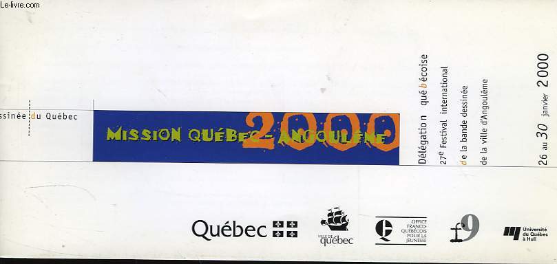 MISSION QUEBEC-ANGOULEME 2000