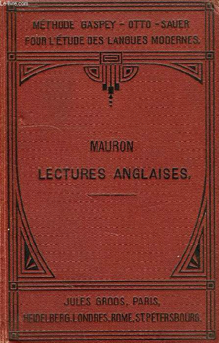 LECTURES ANGLAISES
