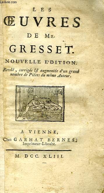 LES OEUVRES DE Mr. GRESSET