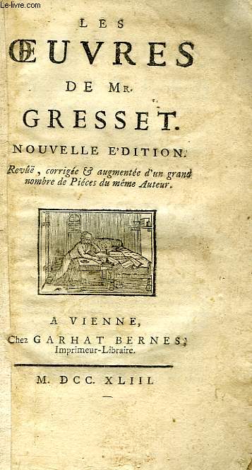 LES OEUVRES DE Mr. GRESSET