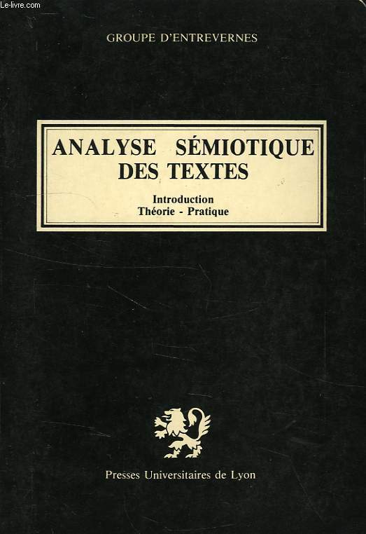 ANALYSE SEMIOTIQUE DES TEXTES