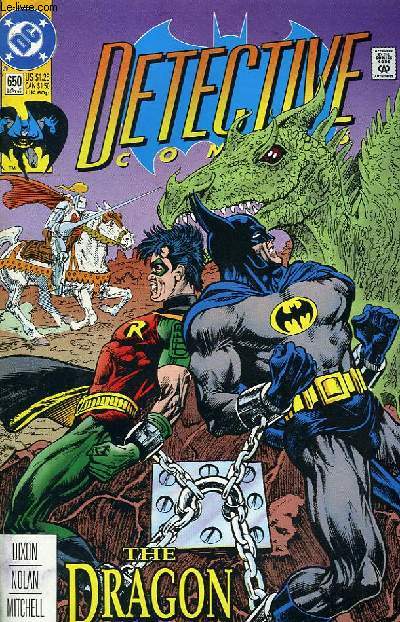 DETECTIVE COMICS, N 650, THE DRAGON