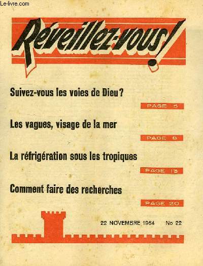 REVEILLEZ-VOUS !, N° 22, NOV. 1964