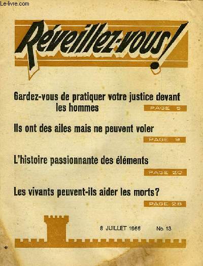 REVEILLEZ-VOUS !, N 13, JUILLET 1966