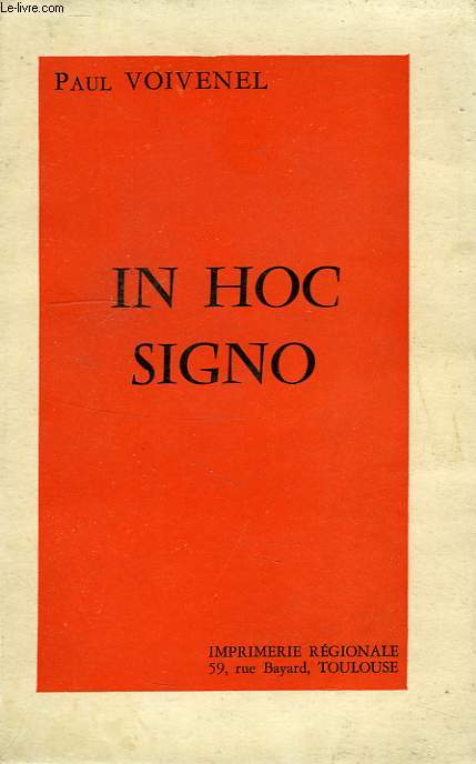 IN HOC SIGNO