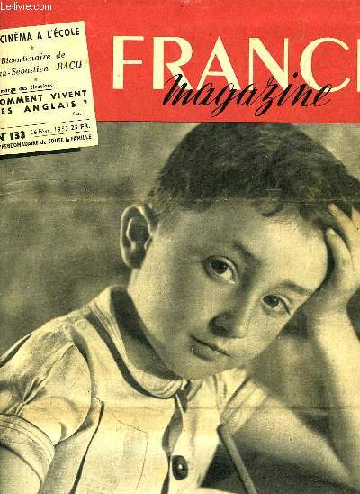FRANCE MAGAZINE, N 133, 26 FEV. 1950